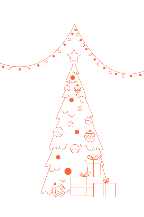 PBA ChristmasTreeIllustrationOrange v2