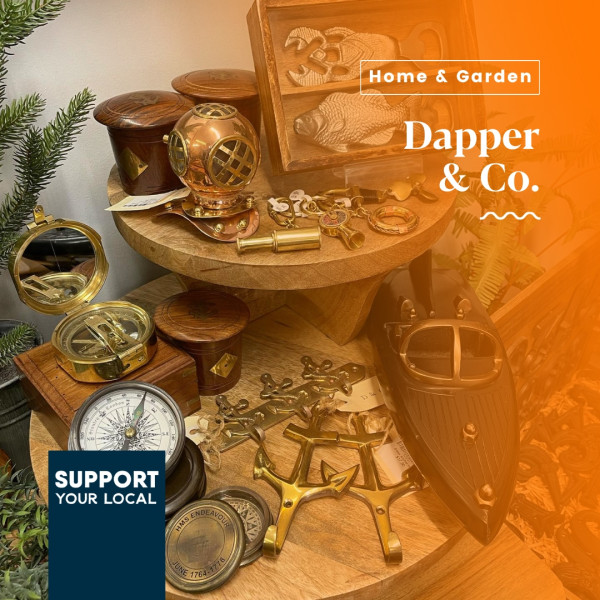Marine Homewares shop from Dapper and Co