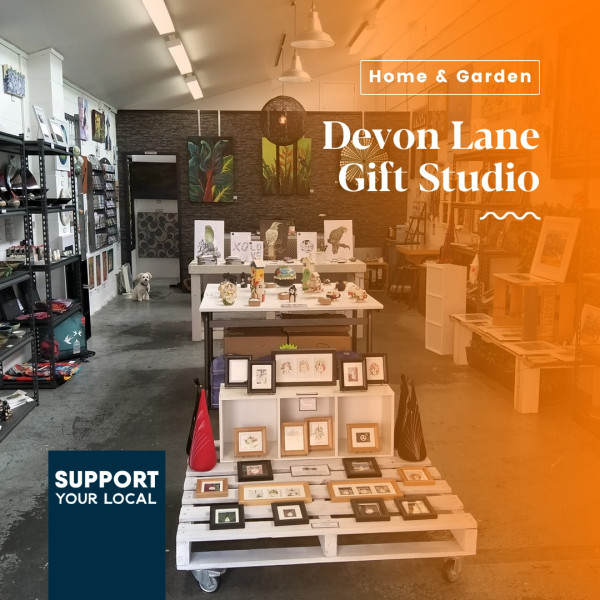 Devon Lane Gift Studio and Art Gallery with local artworks and artists