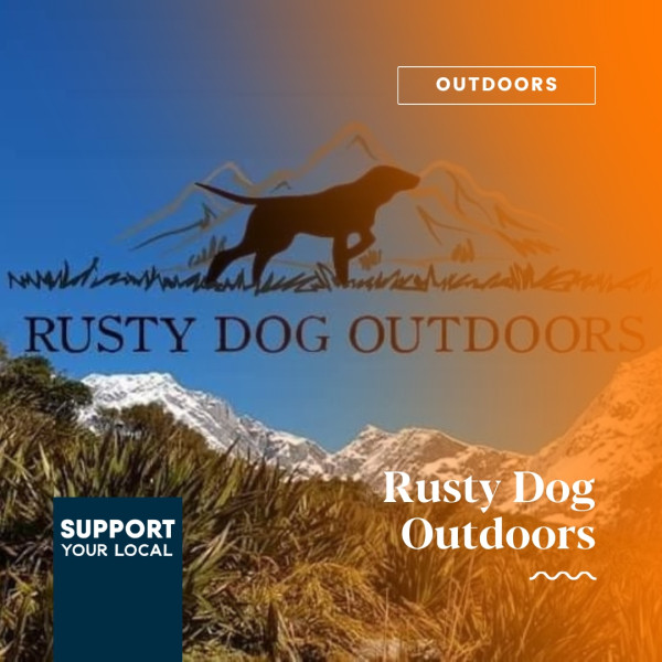 Rusty Dog Outdoors Logo Pukekohe