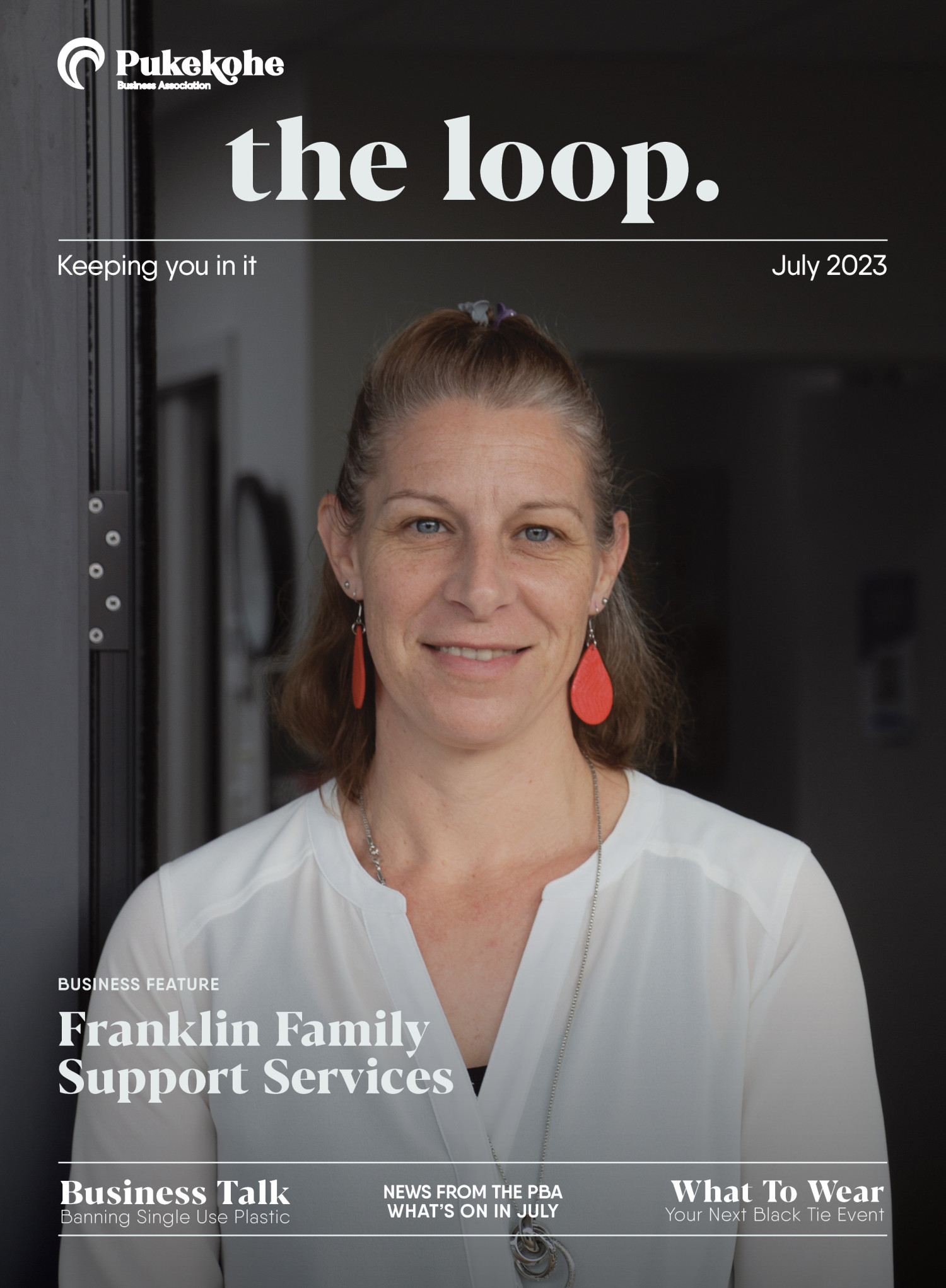 The Loop JULY cover Franklin Family Support Services