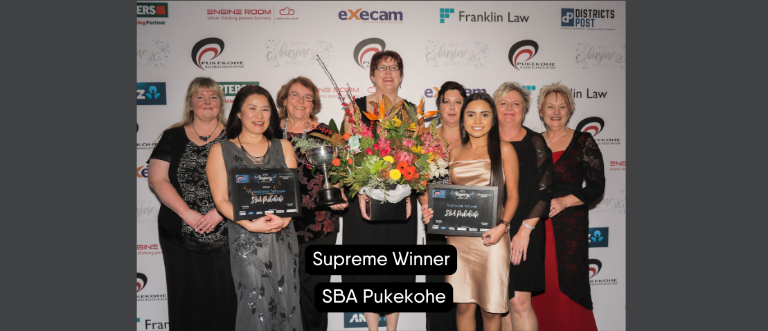 Pukekohe Best in Business Award Winner Supreme